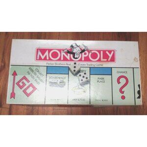 Vintage Monopoly Board Game Real Estate Trading 1961 Parker Bros COMPLETE fair